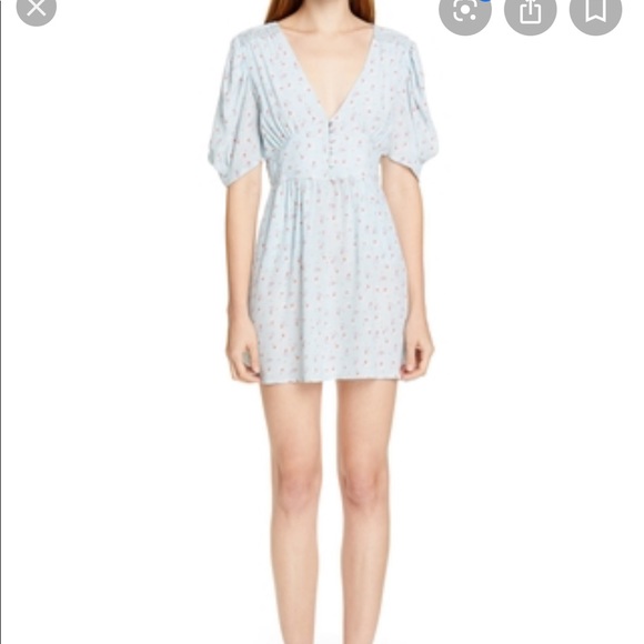 NWOT LoveShackFancy Ruby Silk Dress - Picture 3 of 8